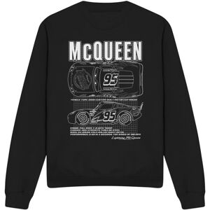 Disney (L, Black) Cars Unisex Adult Lightning McQueen Outline Sweatshirt Disney (L, Black) Cars Unisex Adult Lightning McQueen Outline Sweatshirt
