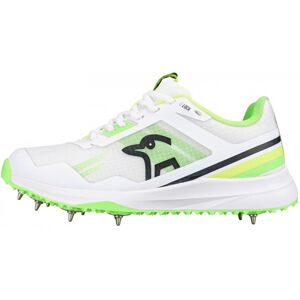 (8 UK, White/Yellow/Green) Kookaburra Unisex Adult KC 2.0 Spiked Cricket Shoes (8 UK, White/Yellow/Green) Kookaburra Unisex Adult KC 2.0 Spiked Cricket Shoes
