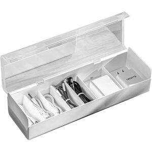 Unbranded Cable Storage Box,Multipurpose Charger Storage Organizer Cord Storage Box - Desk Unbranded Cable Storage Box,Multipurpose Charger Storage Organizer Cord Storage Box - Desk