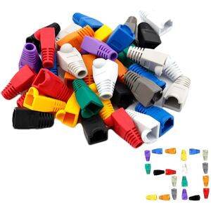 Unbranded Rj45 Cable Connector Boots Cover Crystal Heads Protection Cover - Protective R Unbranded Rj45 Cable Connector Boots Cover Crystal Heads Protection Cover - Protective R