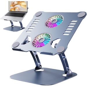 Unbranded (Gray) Laptop Cooling Pad - Folding Laptop Cooling Pad External Fans Adjustabl Unbranded (Gray) Laptop Cooling Pad - Folding Laptop Cooling Pad External Fans Adjustabl