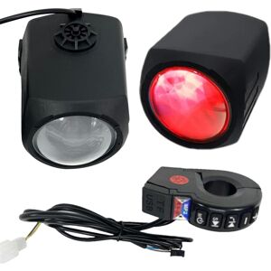 Unbranded (12v-80v with light) Handlebar Speaker Motorcycle Audio Sound System Weather Unbranded (12v-80v with light) Handlebar Speaker Motorcycle Audio Sound System Weather