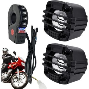 Unbranded (12v-80v) Handlebar Speaker Motorcycle Audio Sound System Weatherproof Radio Unbranded (12v-80v) Handlebar Speaker Motorcycle Audio Sound System Weatherproof Radio