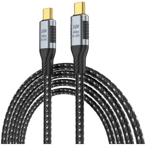 Unbranded (A/1.2 rice) Fast Charger Cord - 40Gbps Type C Charger Cord Multipurpose 240W Unbranded (A/1.2 rice) Fast Charger Cord - 40Gbps Type C Charger Cord Multipurpose 240W