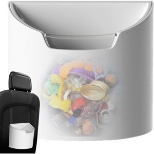 Unbranded (White) Car Trash Bin Waterproof Trash Bin for Car Small Car Garbage Can, Le Unbranded (White) Car Trash Bin Waterproof Trash Bin for Car Small Car Garbage Can, Le