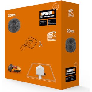 WORX Landroid Boundary Wire for Robotic Lawnmowers 200 m - Pack of 1 - WA0177 WORX Landroid Boundary Wire for Robotic Lawnmowers 200 m - Pack of 1 - WA0177