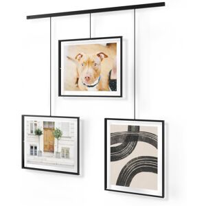 Umbra Exhibit Set of Three 8x10 Picture Frames, Black, metal Umbra Exhibit Set of Three 8x10 Picture Frames, Black, metal