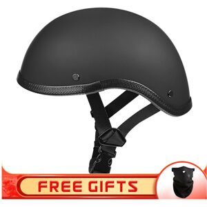 Maxpower (xL, 6) JYT German PU Leather Motorcycle Helmet Four Seasons Retro Half Face Hel Maxpower (xL, 6) JYT German PU Leather Motorcycle Helmet Four Seasons Retro Half Face Hel