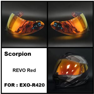 Maxpower (Revo Red) Capacete SCORPION EXO-R420 Helmet Visor Shield Lens Motorcycle Access Maxpower (Revo Red) Capacete SCORPION EXO-R420 Helmet Visor Shield Lens Motorcycle Access