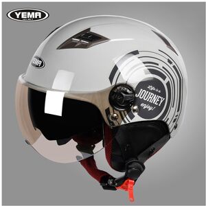 Maxpower (A3) YEMA Half Helmet for Moto Motorcycle Bike Electric Motorbike Double Lens Maxpower (A3) YEMA Half Helmet for Moto Motorcycle Bike Electric Motorbike Double Lens