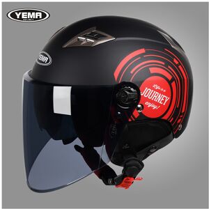 Maxpower (C2) YEMA Half Helmet for Moto Motorcycle Bike Electric Motorbike Double Lens Maxpower (C2) YEMA Half Helmet for Moto Motorcycle Bike Electric Motorbike Double Lens