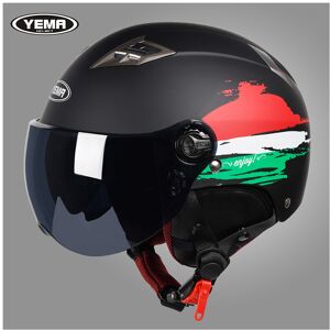 Maxpower (D3) YEMA Half Helmet for Moto Motorcycle Bike Electric Motorbike Double Lens Maxpower (D3) YEMA Half Helmet for Moto Motorcycle Bike Electric Motorbike Double Lens