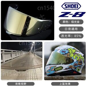 Maxpower (Revo Gold) Shoei CWR-F2 Visor for SHOEI Z8 RF1400 NXR2 CWR-F2 Uv-cut Full Face Maxpower (Revo Gold) Shoei CWR-F2 Visor for SHOEI Z8 RF1400 NXR2 CWR-F2 Uv-cut Full Face
