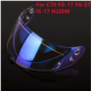 Maxpower (HJ20M-Revo Clear Blu) Full Seriers Visor PC Helmet Lens For HJ26 HJ20M HJ31 HJ0 Maxpower (HJ20M-Revo Clear Blu) Full Seriers Visor PC Helmet Lens For HJ26 HJ20M HJ31 HJ0
