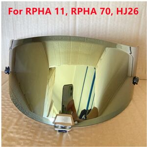 Maxpower (HJ26-Gold) Full Seriers Visor PC Helmet Lens For HJ26 HJ20M HJ31 HJ09 Color Win Maxpower (HJ26-Gold) Full Seriers Visor PC Helmet Lens For HJ26 HJ20M HJ31 HJ09 Color Win