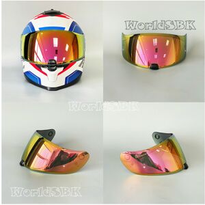 Maxpower (Rose Red) C70 / IS-17 Iridium Visor Lens Revo Lens for Motorcycle Full Face He Maxpower (Rose Red) C70 / IS-17 Iridium Visor Lens Revo Lens for Motorcycle Full Face He