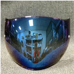 Maxpower (Blue) Motorcycle Half Helmet Visor Lens Fitting Case for K5 JET Motorbike 3/4 Maxpower (Blue) Motorcycle Half Helmet Visor Lens Fitting Case for K5 JET Motorbike 3/4