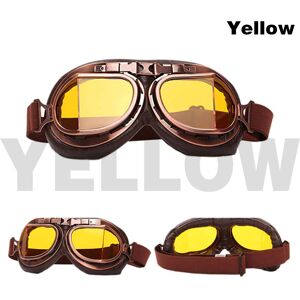 Maxpower (Copper yellow) Motorcycle Helmet Goggles Windproof Glasses Motorbike Steampunk Maxpower (Copper yellow) Motorcycle Helmet Goggles Windproof Glasses Motorbike Steampunk
