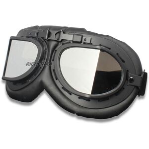 Maxpower (Silver Lenses) Steampunk Motorcycle Goggles Windproof Dustproof Scooter Helmet Maxpower (Silver Lenses) Steampunk Motorcycle Goggles Windproof Dustproof Scooter Helmet