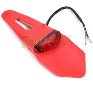 Maxpower (Red) Universal Motorcycle Rear Fender Taillight Brake Lamp LED for Suzuki Husqv Maxpower (Red) Universal Motorcycle Rear Fender Taillight Brake Lamp LED for Suzuki Husqv