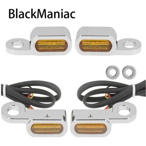 Maxpower (Chrome(Orange)) Motorcycle 2PCS Mini LED Lamp Turn Signal Amber Light 12V E Mar Maxpower (Chrome(Orange)) Motorcycle 2PCS Mini LED Lamp Turn Signal Amber Light 12V E Mar