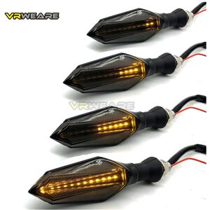 Maxpower (4 pcs) 12V Motorcycle Water Flowing LED Turn Signals for Kawasaki Rear Flashin Maxpower (4 pcs) 12V Motorcycle Water Flowing LED Turn Signals for Kawasaki Rear Flashin