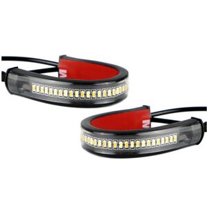 Maxpower (2Pcs) Universal LED Motorcycle Turn Signal Light & DRL Amber White Moto Flasher Maxpower (2Pcs) Universal LED Motorcycle Turn Signal Light & DRL Amber White Moto Flasher