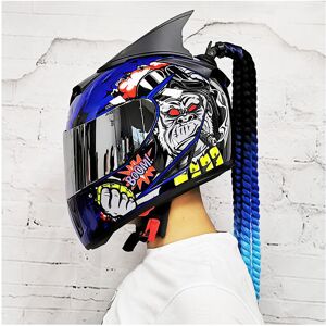 Maxpower (L, 2 (1)) Full Face Safe Motorcycle Helmet double lens latest version ABS Mater Maxpower (L, 2 (1)) Full Face Safe Motorcycle Helmet double lens latest version ABS Mater