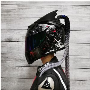 Maxpower (L, 3 (4)) Full Face Safe Motorcycle Helmet double lens latest version ABS Mater Maxpower (L, 3 (4)) Full Face Safe Motorcycle Helmet double lens latest version ABS Mater