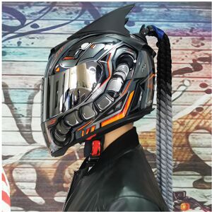 Maxpower (L, 4 (1)) Full Face Safe Motorcycle Helmet double lens latest version ABS Mater Maxpower (L, 4 (1)) Full Face Safe Motorcycle Helmet double lens latest version ABS Mater