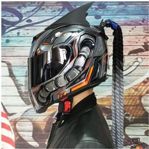 Maxpower (L, 4 (3)) Full Face Safe Motorcycle Helmet double lens latest version ABS Mater Maxpower (L, 4 (3)) Full Face Safe Motorcycle Helmet double lens latest version ABS Mater