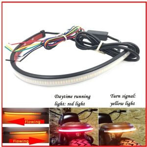 Maxpower (45cm red and yellow) 20CM 30CM 45CM 60CM Motorcycle Turn Signal Light Strip Mot Maxpower (45cm red and yellow) 20CM 30CM 45CM 60CM Motorcycle Turn Signal Light Strip Mot