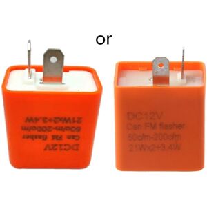 Maxpower (A) New 12V 2 Pin Motorcycle Blinker Adjustable LED Flasher Relay Turn Signal Maxpower (A) New 12V 2 Pin Motorcycle Blinker Adjustable LED Flasher Relay Turn Signal