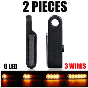 Maxpower (2pcs 6led Flowing) 2Pcs Motorcycle Signal Lights Lamp Amber Indicators LED Turn Maxpower (2pcs 6led Flowing) 2Pcs Motorcycle Signal Lights Lamp Amber Indicators LED Turn