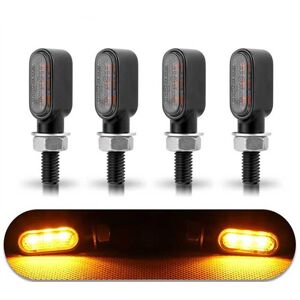 Maxpower (4 Pcs Black) 8mm Mini Led Motorcycle Turn Signal Light Lamp Indicators Blinker Maxpower (4 Pcs Black) 8mm Mini Led Motorcycle Turn Signal Light Lamp Indicators Blinker
