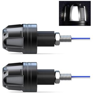 Maxpower (White) Motorcycle Scootor LED Handlebar End Turn Signal Corner Light DC12V Flas Maxpower (White) Motorcycle Scootor LED Handlebar End Turn Signal Corner Light DC12V Flas