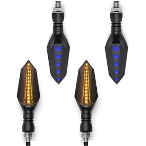 Maxpower (2 pairs Yellow-Blue) Universal Motorcycle 12V LED Turn Signal Lights Blinker Fr Maxpower (2 pairs Yellow-Blue) Universal Motorcycle 12V LED Turn Signal Lights Blinker Fr