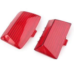 Maxpower (Red) 2PCS Motorcycle ABS Fender Tips Mud Guard Light Lens Cover For Harley Maxpower (Red) 2PCS Motorcycle ABS Fender Tips Mud Guard Light Lens Cover For Harley