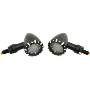 Maxpower (Black) Motorcycle LED Black/Chrome Bullet Flashing Brake Blinker Light Turn Sig Maxpower (Black) Motorcycle LED Black/Chrome Bullet Flashing Brake Blinker Light Turn Sig