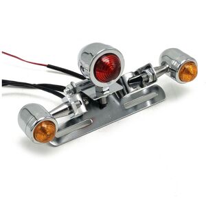 Maxpower (7HH1503168-S) 1 PC Red 12V LED Adjustable Cafe Racer Style Stop Tail Lights Mot Maxpower (7HH1503168-S) 1 PC Red 12V LED Adjustable Cafe Racer Style Stop Tail Lights Mot