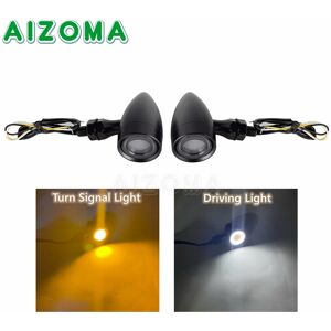 Maxpower (4647 Black) 10mm Motorcycle Smoke Lens Red Amber LED Turn Signal Light Bullet F Maxpower (4647 Black) 10mm Motorcycle Smoke Lens Red Amber LED Turn Signal Light Bullet F