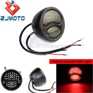 Maxpower (685 Black Smoke) Cafe Racer Old School Motorcycle Tail Brake Light License Plat Maxpower (685 Black Smoke) Cafe Racer Old School Motorcycle Tail Brake Light License Plat