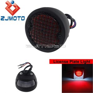 Maxpower (749 Black) Cafe Racer Old School Motorcycle Tail Brake Light License Plate Ligh Maxpower (749 Black) Cafe Racer Old School Motorcycle Tail Brake Light License Plate Ligh