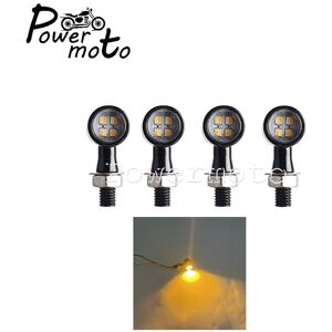 Maxpower (1392 Black Clear) Universal Mini Bullet Motorcycle LED Turn Signals Brake Light Maxpower (1392 Black Clear) Universal Mini Bullet Motorcycle LED Turn Signals Brake Light