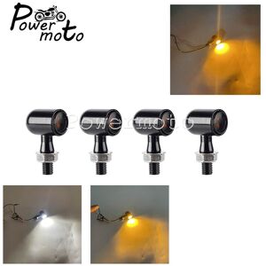 Maxpower (1498 Black Smoke) Universal Mini Bullet Motorcycle LED Turn Signals Brake Light Maxpower (1498 Black Smoke) Universal Mini Bullet Motorcycle LED Turn Signals Brake Light