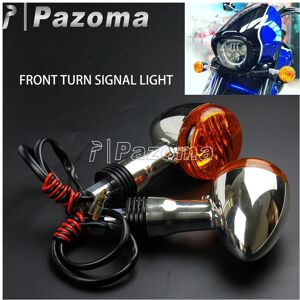 Maxpower (1Pair Front) Motorcycles Front & Rear Turn Signal Indicator Lamp Amber Bullet B Maxpower (1Pair Front) Motorcycles Front & Rear Turn Signal Indicator Lamp Amber Bullet B