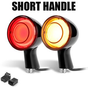 Maxpower (2pcs Yellow Red) Motorcycle LED Rear Turn Signal Indicator Brake Light For Spor Maxpower (2pcs Yellow Red) Motorcycle LED Rear Turn Signal Indicator Brake Light For Spor