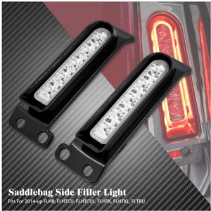 Maxpower (Chrome Fender Light) Motorcycle Rear Fender LED Lights For Harley Touring Road Maxpower (Chrome Fender Light) Motorcycle Rear Fender LED Lights For Harley Touring Road