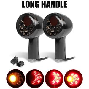 Maxpower (2pcs Long Handle) 2Pcs Motorcycle Rear Turn Signal High Quality Aluminum LED In Maxpower (2pcs Long Handle) 2Pcs Motorcycle Rear Turn Signal High Quality Aluminum LED In
