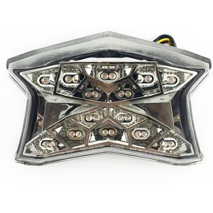 Maxpower (Clear) Motorcycle LED Tail Light Turn Signals Lamp Brake Integrated For Kawasak Maxpower (Clear) Motorcycle LED Tail Light Turn Signals Lamp Brake Integrated For Kawasak